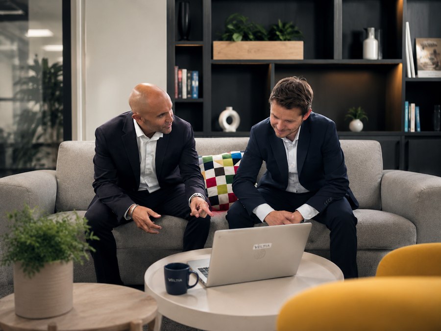 Julien et Sébastien, associés fondateurs de Veltia